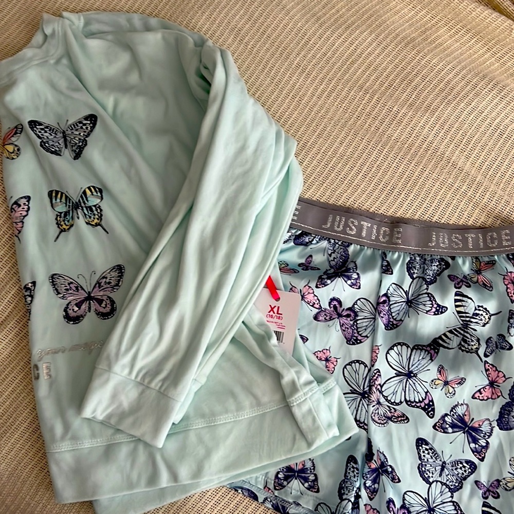 Justice pajama outfit